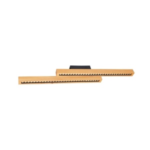 Plafoniere, Plafoniera LED Pine 34W, lumina calda(3000 K), lemn, Klausen - savelectro.ro