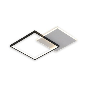 Plafoniere LED, Plafoniera LED Vertis, 27W, lumina neutra (4000 K), alba, neagra, Klausen - savelectro.ro