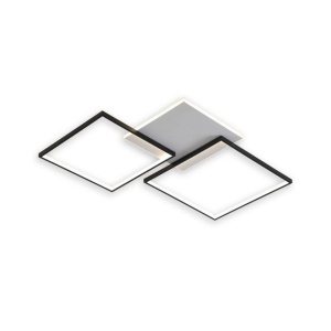 Plafoniere LED, Plafoniera LED Vertis, 55W, lumina neutra (4000 K), alba, neagra, Klausen - savelectro.ro