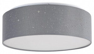 Plafoniera Otilia LED, metal, textil, gri, alb, 970 lm, lumina calda (3000K), 3307, Rabalux [1]- savelectro.ro
