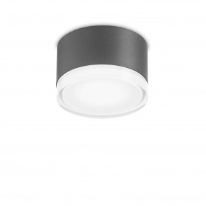 Corpuri de iluminat exterior, Plafoniera pentru exterior URANO, antracit, 1 bec, dulie GX53, 168111, Ideal Lux - savelectro.ro
