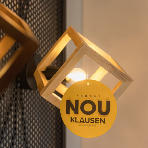 Plafoniera Rhombus KL101050, 1xE27, maro+neagra, IP20, Klausen [7]- savelectro.ro