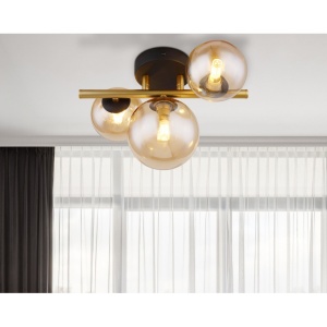 Plafoniera Riha 3xG9, neagra mat, IP20, Globo Lighting [2]- savelectro.ro