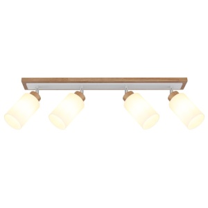 Plafoniere, Plafoniera Rowena, 4xE27, IP20, maro/alb mat, Globo Lighting - savelectro.ro