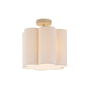 Plafoniere, Plafoniera Sola, 2xE27, IP20, bej, Klausen - savelectro.ro