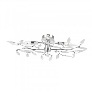 Plafoniere, Plafoniera Vida 63160-4, 4xE14, crom+transparenta, IP20, Globo Lighting - savelectro.ro