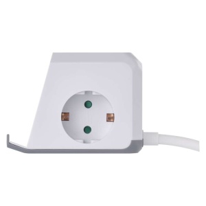 Prelungitor cub, 2m, 2 prize USB-A USB-C, Qi, alb, Emos [3]- savelectro.ro
