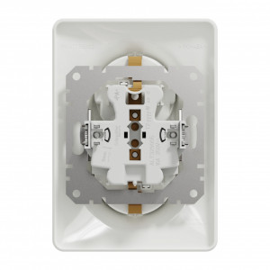 Priza dubla cu impamantare, 16A, IP20, Alb Schneider Sedna Design [3]- savelectro.ro