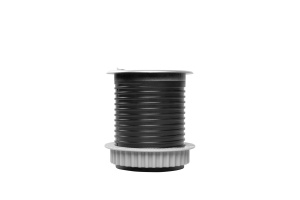 Priza incastrata in blat 60mm, 1x Schuko + USB-C, 5V, 3A, 1.9m, culoare aluminiu, GTV [5]- savelectro.ro