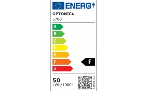 Proiector LED 50W, senzor de miscare, 4700 lm, lumina rece (6000K), IP65, negru, Optonica [2]- savelectro.ro