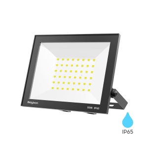 Proiectoare LED, Proiector led CF 50W SMD, 5500lm, IP65, lumina calda 3000K, Negru, Braytron - savelectro.ro