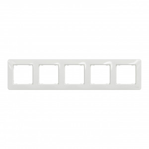 Rama 5 module IP 20, Alb, Schneider Sedna Design [5]- savelectro.ro