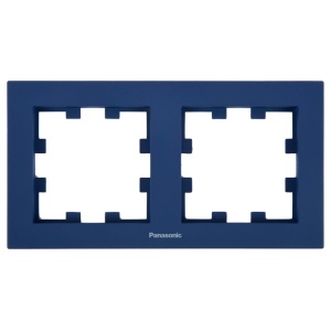 Prize si intrerupatoare Panasonic, Rama dubla orizontala, IP20, Ocean, Panasonic Karre Plus 55 Soft Touch - savelectro.ro