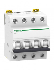 Tablouri si sigurante, Siguranta automata 4P, 20A, curba de declansare C, capacitate de rupere 6kA, Schneider - savelectro.ro