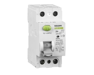 Tablouri si sigurante, Siguranta automata cu protectie diferentiala RCCB, 40A P+N, tip AC, 30mA, 6kA, Noark - savelectro.ro