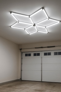 Sistem LED Honeycomb 126W, 6 forme, lumina rece (6000 K), 15120 lm, Optonica
