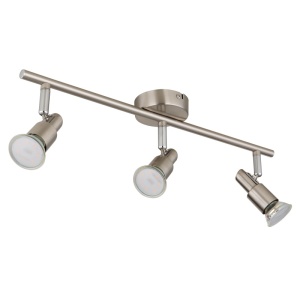 Spot aplicat Kinley, 3xGU10, IP20, nichel mat+crom, Globo Lighting [7]- savelectro.ro