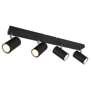Spoturi, Spot aplicat Robby 4xGU10, orientabil, IP20, negru mat, Globo Lighting - savelectro.ro