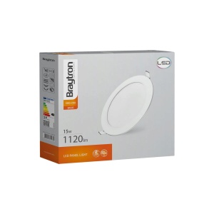 Spot LED 15W Incastrat, Rotund, Braytron, 1120lm, Lumina Neutra (4000K), Alb [6]- savelectro.ro
