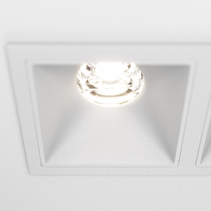 Spot LED 20W Incastrat, Maytoni, 1100lm, Lumina Neutra (4000K), Alb [2]- savelectro.ro