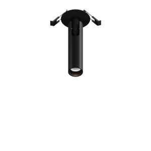 Spot LED 6W Incastrat, Maytoni, 270lm, Lumina Calda (3000K), Negru [1]- savelectro.ro