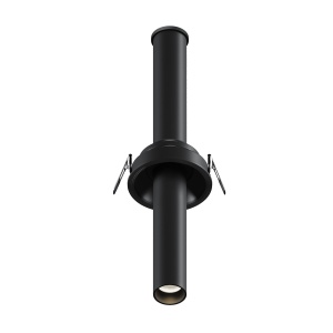 Spot LED 7W Incastrat, Maytoni, 460lm, Lumina Calda (3000K), Negru [1]- savelectro.ro