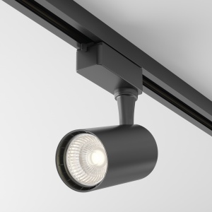 Spoturi pe sina, Spot LED cu brat pe Sina 6W, Maytoni Vuoro, 450lm, Lumina Calda (3000K), Negru - savelectro.ro