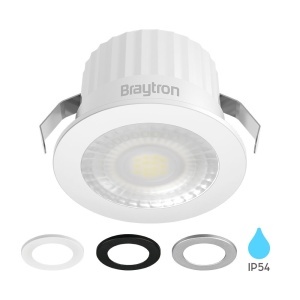 Spoturi, Spot LED incastrat 3W, lumina rece (6500 K), IP54, Braytron - savelectro.ro