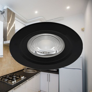 Spot LED incastrat 7W, lumina calda/neutra/rece, IP54, 750 lm, negru, Braytron [2]- savelectro.ro