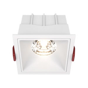 Spot LED incastrat Maytoni DL043-01-15W3K-SQ-W, 15W, 1150lm, 3000K, IP20, alb [1]- savelectro.ro