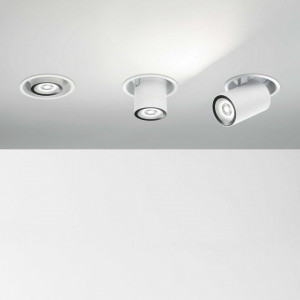 Spot LED Nova Fi 248165, orientabil, 12W, 1000lm, lumina calda, IP20, alb, Ideal Lux [3]- savelectro.ro