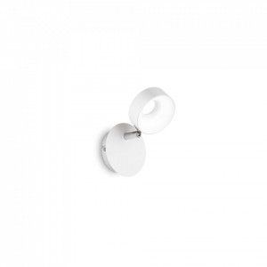 Spot LED Oby 196688, orientabil, 6W, 550lm, lumina calda, IP20, alb, Ideal Lux