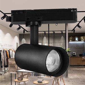 Spot LED pe Sina 15W, Braytron, 1180lm, Lumina Rece (5000K), Negru [2]- savelectro.ro