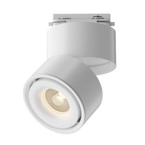 Spoturi pe sina, Spot LED pe Sina 15W, Maytoni Yin, 1020lm, Dimabil, Lumina Calda (3000K), Alb - savelectro.ro