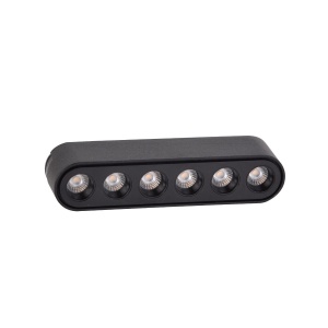 Corpuri de iluminat, Spot LED pentru sina magnetica slim, liniar, 6W, lumina neutra(4000 K), negru, 640 lm, Klausen - savelectro.ro