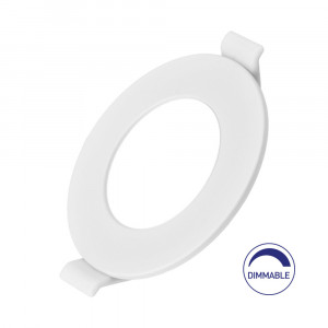 Spot led rotund incastrat 4W, dimabil, 280 lm, IP40, lumina rece(6500K), Ø85 mm, alb, Braytron [1]- savelectro.ro