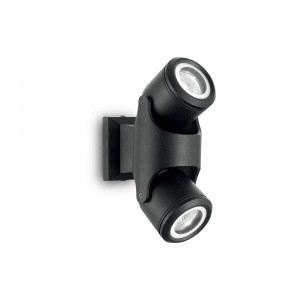 Corpuri de iluminat exterior, Spot pentru exterior XENO, negru, 2 becuri, dulie GU10, 129501, Ideal Lux - savelectro.ro