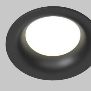 Spot Slim DL088-GU10-RD-B, incastrat, 1xGU10, negru, IP65, Maytoni [2]- savelectro.ro