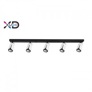 Spoturi, Spot Xudo XD-IK265W, orientabil, 5xGU10, alb+negru, IP20, Masterled - savelectro.ro