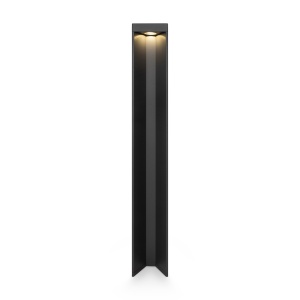 Stalp pentru exterior LED Essen O596FL-L9GR4K1, 9W, 450lm, lumina neutra, IP54, gri, Maytoni [3]- savelectro.ro