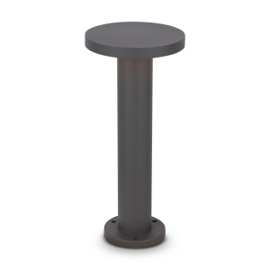 Corpuri de iluminat exterior, Stalp pentru exterior LED Wald O420FL-L12GF, 12W, 1000lm, lumina calda, IP65, grafit, Maytoni - savelectro.ro