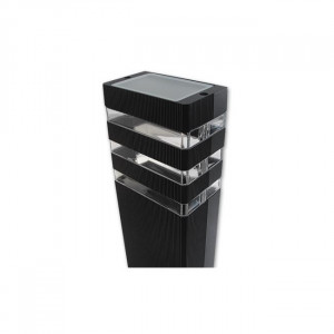Stalp pentru exterior negru, 1 bec, dulie GU10, IP44, Masterled [8]- savelectro.ro