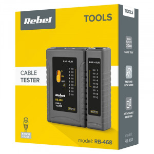 Tester cabluri RJ11, RJ12, RJ45, Rebel Tools [3]- savelectro.ro
