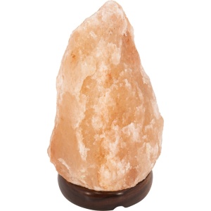 Veioze, Veioza de sare Stone 28300B, 1xE14, sare de cristal naturala, baza din lemn, IP20, Globo Lighting - savelectro.ro