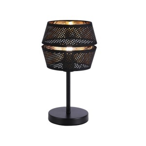 Veioze, Veioza Freya, 1xE27, neagra-aurie, IP20, Klausen - savelectro.ro