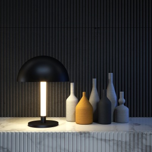 Veioza LED Ray Z012TL-L8B3K, cu intrerupator, 8W, 750lm, lumina calda, IP20, neagra, Maytoni [2]- savelectro.ro