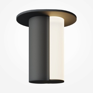 Veioza LED reincarcabila Asym 2W, 100 lm, lumina calda (2700 K), IP20, dimabila, neagra+alba, Maytoni [4]- savelectro.ro