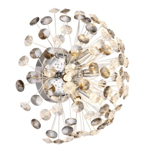 Aplica Katrina 6xG9, cristale, Ø40 cm, crom, Globo Lighting