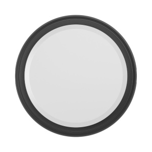 Aplica LED exterior 18W cu senzor microunde, lumina calda/neutra/rece, IP65, rotunda, neagra, Braytron [4]- savelectro.ro