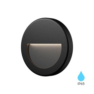 Aplice LED, Aplica LED exterior 3W, 240lm, 3000K, IP65, neagra, Braytron - savelectro.ro